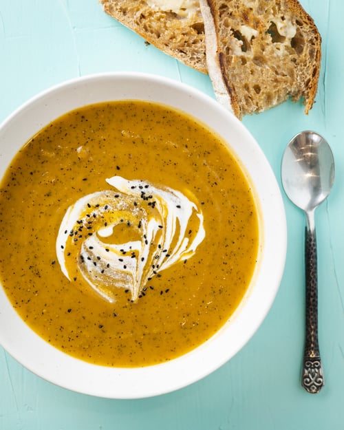 Roasted Squash & Nigella Seed Soup