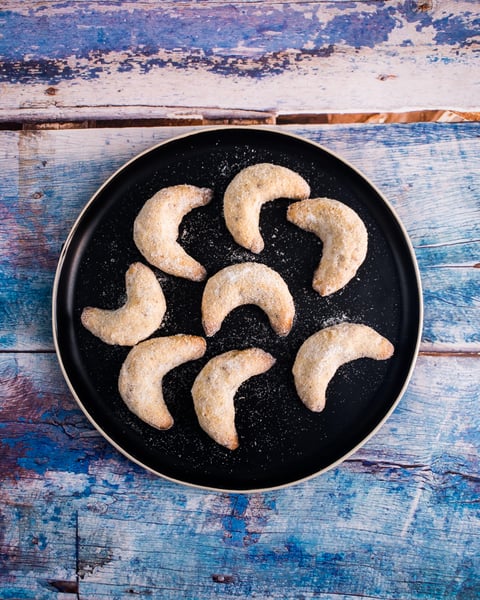 Traditional Austrian Vanillekipferl